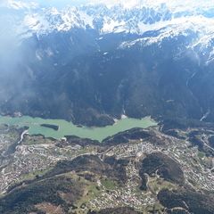 Flugwegposition um 10:32:37: Aufgenommen in der Nähe von 32041 Auronzo di Cadore, Belluno, Italien in 3024 Meter